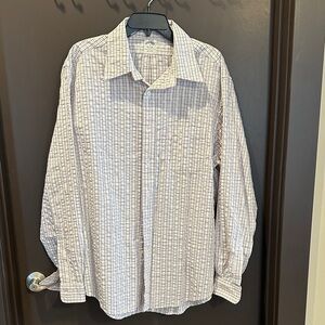 Brooks Brothers Men's Seersucker Button Down Plaid Shirt